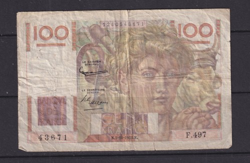 Francia banconota 100 - francia,