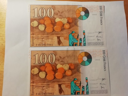 Banconote 100 franchi - 100,
