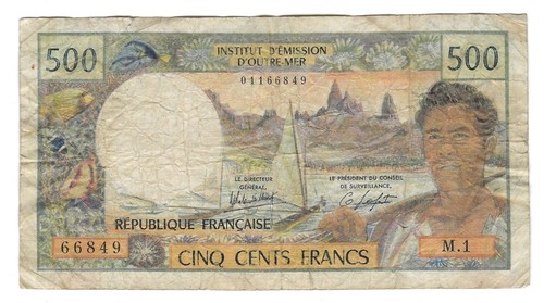 Banconota territori francesi - banconota,