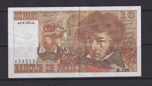 Francia 1977 banconota 10 - -,