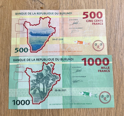 Burundi 500 1000 - 500,