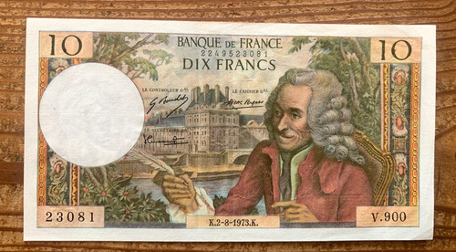 Banconota franchi francesi - , 10