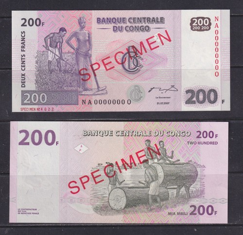 Congo 2013 banconota - dr,