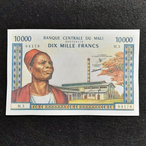 Banconota mali 10000 franchi - banconota,