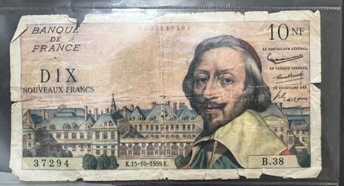 Lotto banconote francesi - banconote,