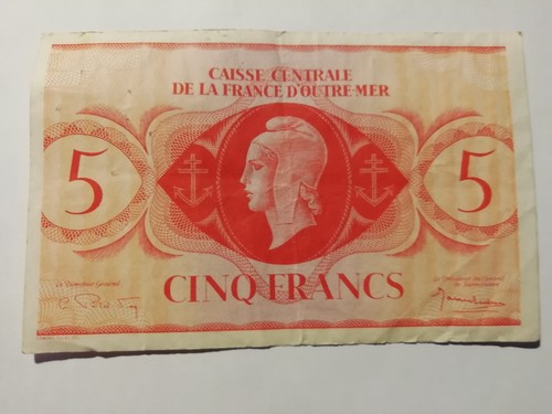 Banconota franchi africa - 5,