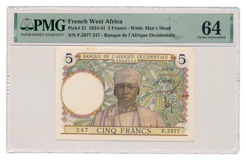 Banconota francese africa - francese,