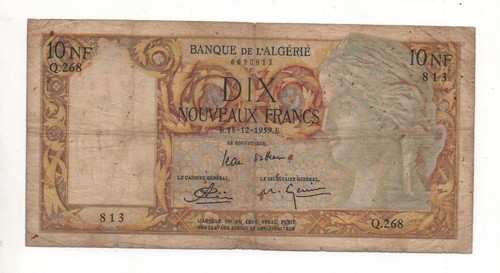 Algeria nuovi franchi - algeria,