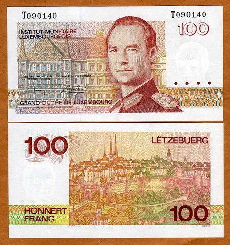Lussemburgo 100 franchi