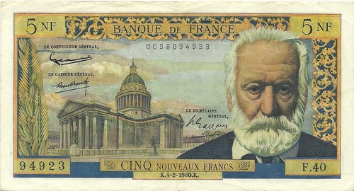 Banque france franchi - france, 5