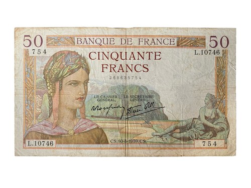1939 banque france - -,