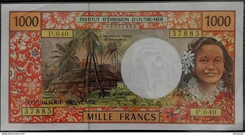 Banconota 1000 franchi - banconota,