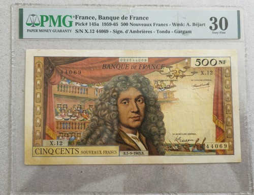 Banconota francia 500 franchi - banconota,