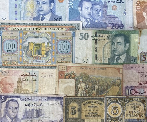 Banconote dirham franco - /,