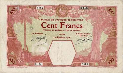 Banconota 100 franchi - , francese