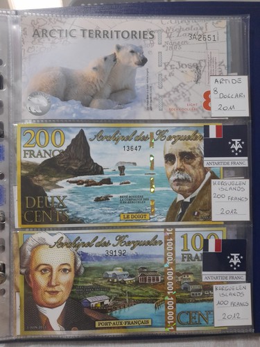 Lotto banconote artide - 15,