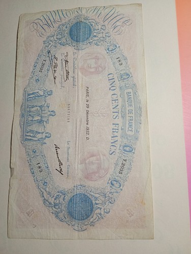 Banconota francese 1932 - banconota,