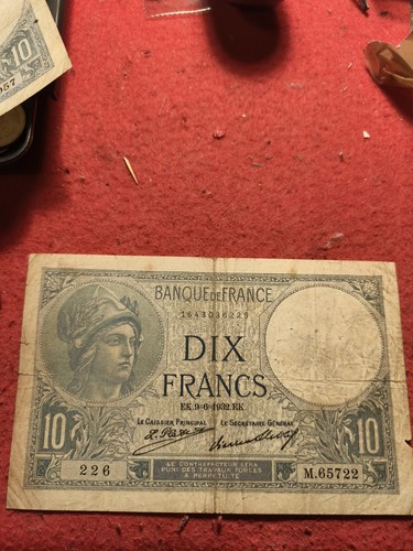 Banconota franchi francesi - banconota,