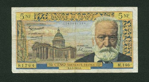 Francia 1965 banconota - francia, da