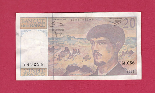 Banconota franchi - da, 20