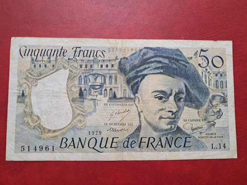 Banconota francese 50 - banconota, da