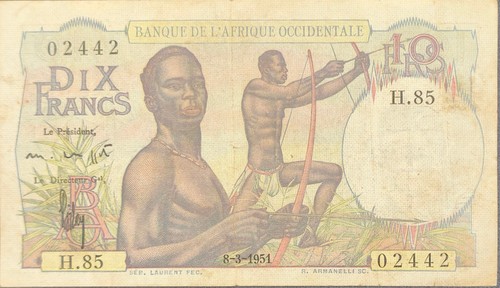Banconota africa occidentale - banconota,