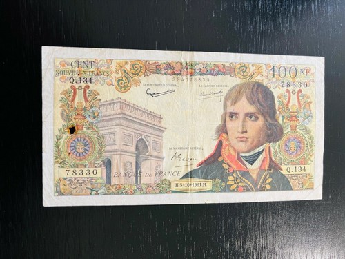 Banconota francia 1961 100 - banconota,