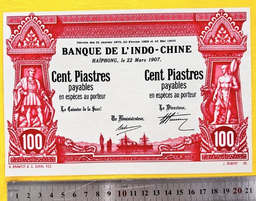 Indochine 100 piastre - indochine,