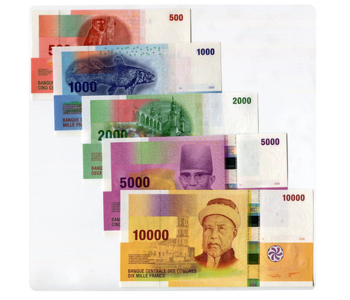 Banconota comore 10000 5000 - comore,