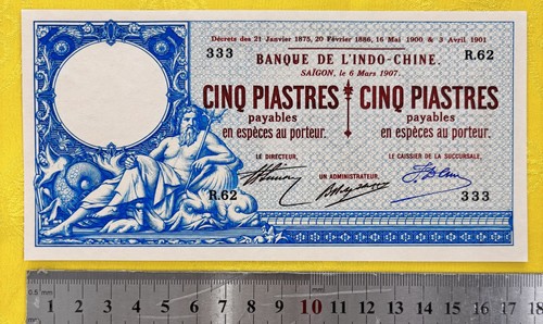 Indocine piastres saigon - indocine, 5