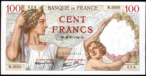 Francia banque france 100 - de, france,