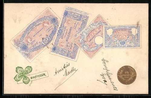 Banconote francesi moneta - banconote,