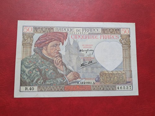 Banconota francese 50 - da,