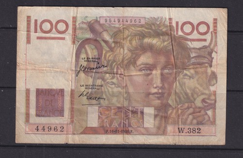 Francia 1950 banconota 100 - 1950,
